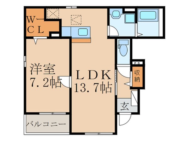 メゾンあおばⅠの物件間取画像